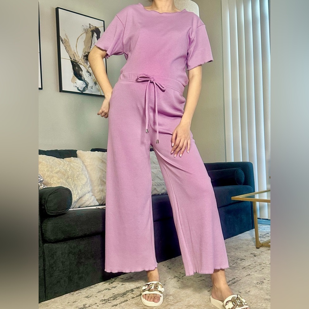 Marie lounge wear | comfy casual co-ord set | LAVENDER